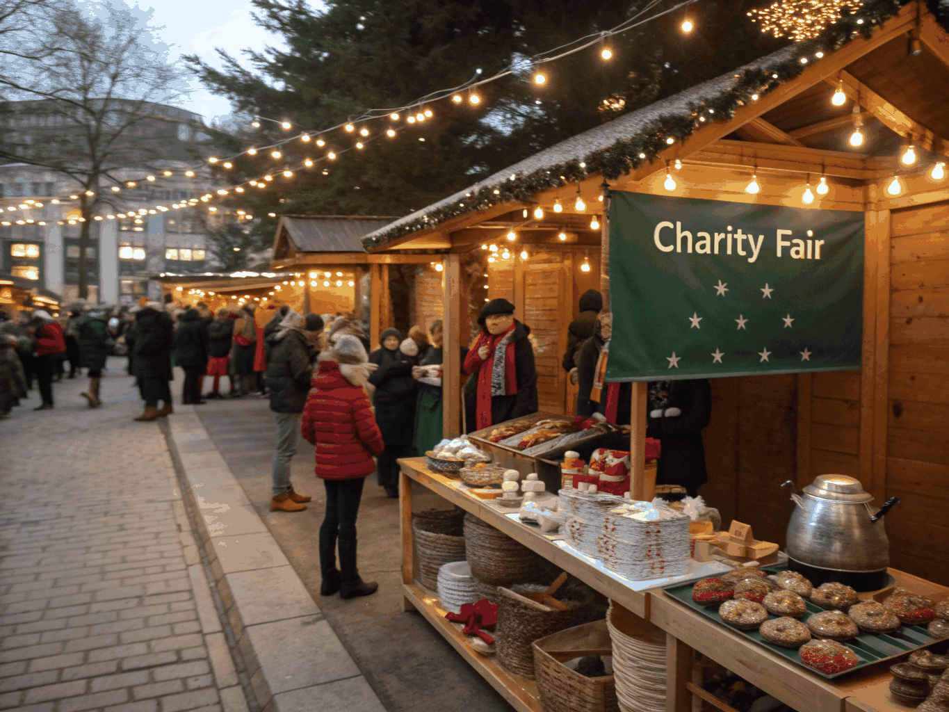 Nanka Clothing holiday market pop-up apparel booth