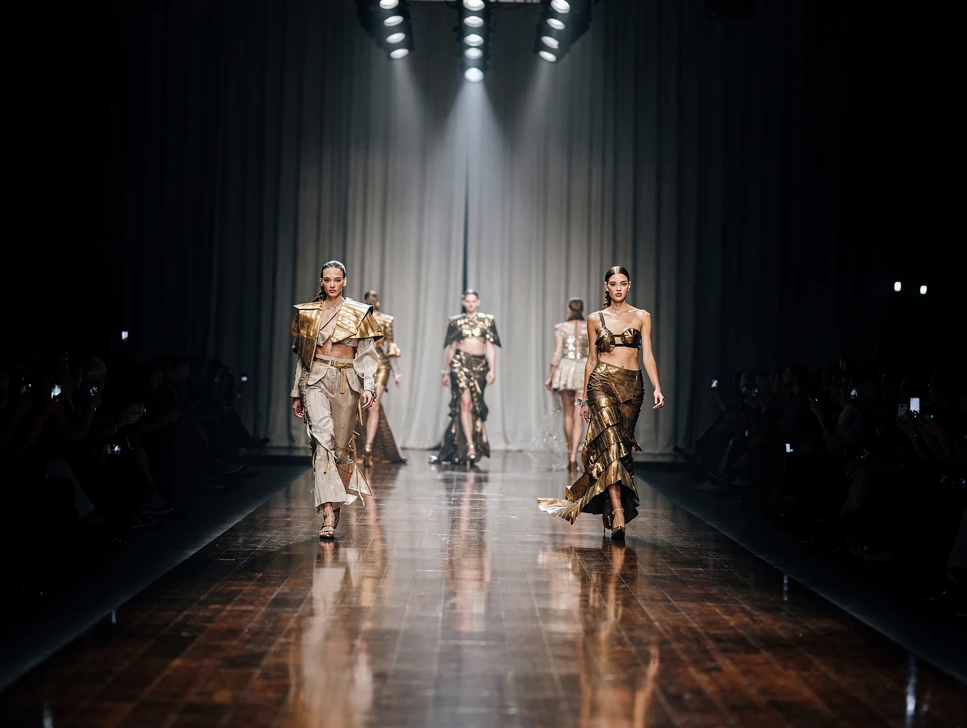 Debut of the Bricks and Keys fashion collection on runway